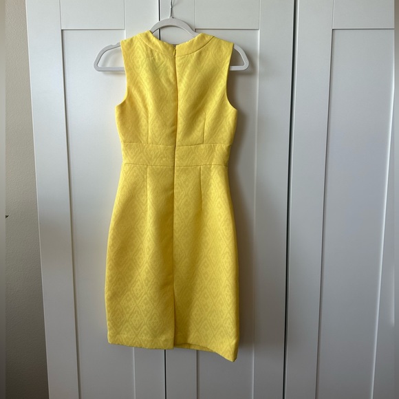 Yellow Sheath Dress - Size 2 - Picture 3 of 4